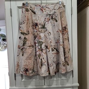 Coldwater Creek Nature Motif Skirt